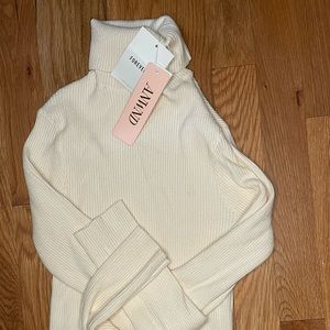 White Turtle Neck Sweater